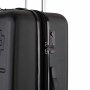 Большой чемодан Swissbrand Berlin на 98/108 л из поликарбоната Черный