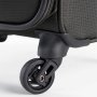 Большой чемодан Swissbrand Hamilton тканевый на 95 л весом 3,7 кг Черный