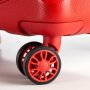 Большой чемодан Swissbrand London на 112 л из поликарбоната весом 4,35 кг Красный