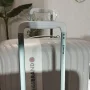 Большой чемодан Swissbrand Narberth на 105 л весом 3,9 кг из полипропилена Серый