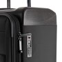 Большой чемодан Swissbrand Perth на 95/105 л из ткани/пластика весом 3,5 кг Черный