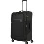 Большой чемодан Titan PRIME 91/105 л весом 3,7 кг из полиэстера  Черный