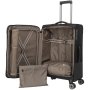 Большой чемодан Travelite Crosslite 5.0 на 88/93 л весом 3,5 кг Черный