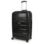 Большой чемодан Travelite Paklite Mailand Deluxe на 102 л весом 4,6 кг из полипропилена Черный