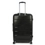 Большой чемодан Travelite Paklite Mailand Deluxe на 102 л весом 4,6 кг из полипропилена Черный