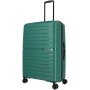 Большой чемодан Travelite Trient на 100 л весом 3,7 кг из полипропилена Зеленый