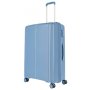 Большой чемодан Travelite Vaka на 98 л весом 4,1 кг из полипропилена Голубой