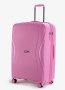 Большой чемодан V&amp;V Travel Flash light 2.0 с расширением на 115/125 л весом 4,3 кг из полипропилена Розовый