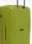 Большой чемодан V&amp;V Travel Flash light 2.0 с расширением на 115/125 л весом 4,3 кг из полипропилена Зеленый