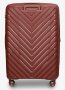 Большой чемодан V&V Travel Invictus – 108/120 л, 4,3 кг Бордовый