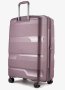 Большой чемодан V&amp;V Travel Metallo – 105 / 115 л, 4,5 кг Розовый