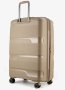 Большой чемодан V&amp;V Travel Metallo – 105 / 115 л, 4,5 кг Шампань