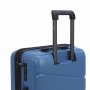 Большой чемодан V&amp;V Travel Peace на 115/125 л из полипропилена Синий