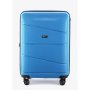 Большой чемодан V&amp;V Travel Peace на 115/125 л из полипропилена Синий