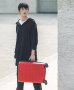 Большой чемодан Xiaomi Ninetygo Business Travel на 100 л из поликарбоната Розовый