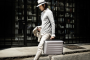 Большой чемодан Xiaomi Ninetygo PC на 100 л из поликарбоната Синий