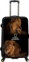 Большой дорожный чемодан 4-х колесный 82 л. NATIONAL GEOGRAPHIC BIG CATS черный