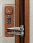 Большой элитный чемодан 113 л Roncato UNO ZIP Deluxe, бежевый