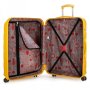 Большой пластиковый чемодан 85 л Gabol Trail (L) Mustard