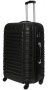 Большой пластиковый чемодан 96 л Vip Collection Nevada 28 Black