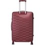 Большой пластиковый чемодан VIP XION на 115/129 л весом 5 кг Красный