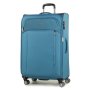 Велика текстильна валіза на 4-х колесах 87/101 л Rock Aura II (L) Teal