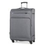 Большой текстильный чемодан 4-х колесный 97/107 л Rock Madison (L) Grey