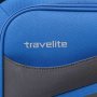 Большой тканевый чемодан 97/110 л Travelite Wave, синий