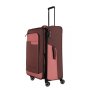 Большой тканевый чемодан Travelite Viia на 91/103 л весом 3,4 кг Розовый