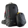 Caribee Jet pack 65 л туристичний рюкзак з поліестеру чорний