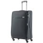 CarryOn AIR (L) Black 100/120 л чемодан из полиэстера на 4 колесах черный