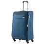 CarryOn AIR (L) Steel Blue 100/120 л чемодан из полиэстера на 4 колесах синий