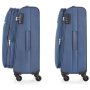 CarryOn AIR (L) Steel Blue 100/120 л чемодан из полиэстера на 4 колесах синий