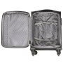 CarryOn AIR (M) Black 70/84 л чемодан из полиэстера на 4 колесах черный