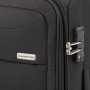 CarryOn AIR (M) Black 70/84 л чемодан из полиэстера на 4 колесах черный