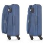 CarryOn AIR (M) Steel Blue 70/84 л чемодан из полиэстера на 4 колесах синий