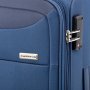 CarryOn AIR (M) Steel Blue 70/84 л чемодан из полиэстера на 4 колесах синий