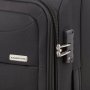 CarryOn AIR (S) Black 35/41 л чемодан из полиэстера на 4 колесах черный
