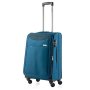 CarryOn AIR (S) Steel Blue 35/41 л чемодан из полиэстера на 4 колесах синий
