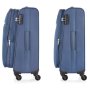 CarryOn AIR (S) Steel Blue 35/41 л чемодан из полиэстера на 4 колесах синий