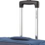CarryOn AIR (S) Steel Blue 35/41 л чемодан из полиэстера на 4 колесах синий
