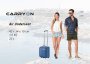 CarryOn AIR Underseat 23 л валіза з поліестеру на 2 колесах синя