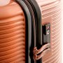 CarryOn Bling Bling (M) Rose Gold 63 л чемодан из поликарбоната на 4 колесах розовое золото