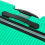 CarryOn Connect (S) Green 32 л валіза з полікарбонату на 4 колесах зелена