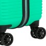 CarryOn Connect (S) Green 32 л валіза з полікарбонату на 4 колесах зелена