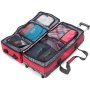 CarryOn Daily 108 Red 108 л сумка дорожная на колесах из полиэстера красная
