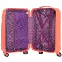 CarryOn Skyhopper (S) Coral 32 л чемодан из поликарбоната на 4 колесах коралловый