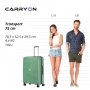 CarryOn Transport 100 л чемодан из полипропилена на 4 колесах оливковый