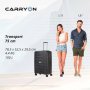 CarryOn Transport (L) Black 100 л чемодан из полипропилена на 4 колесах черный