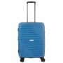 CarryOn Transport (M) Blue Jeans 65/77 л чемодан из полипропилена на 4 колесах синий